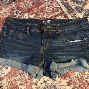 Mossimo Supply Co. Dark Wash Jean Shorts